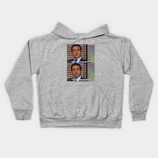 Be Feared Or Loved | The Office (2005-2013) TV Series Digital Fan Art Kids Hoodie